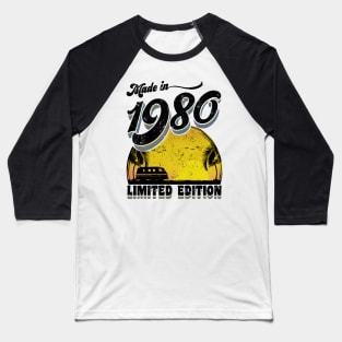 Made in 1980 All Original Parts Baseball T-Shirt